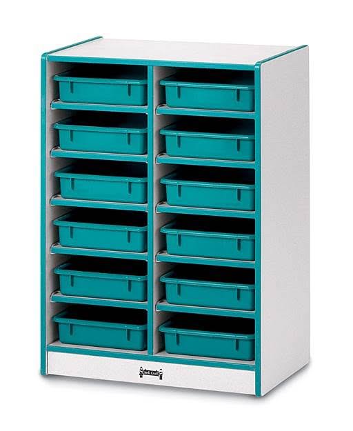 Rainbow Accents 12 Paper-Tray Mobile Storage - with PapeR-Trays - Purple