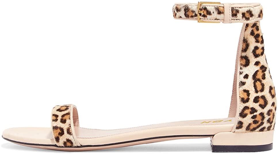 YDN Womens Chic Block Low Heel Sandals