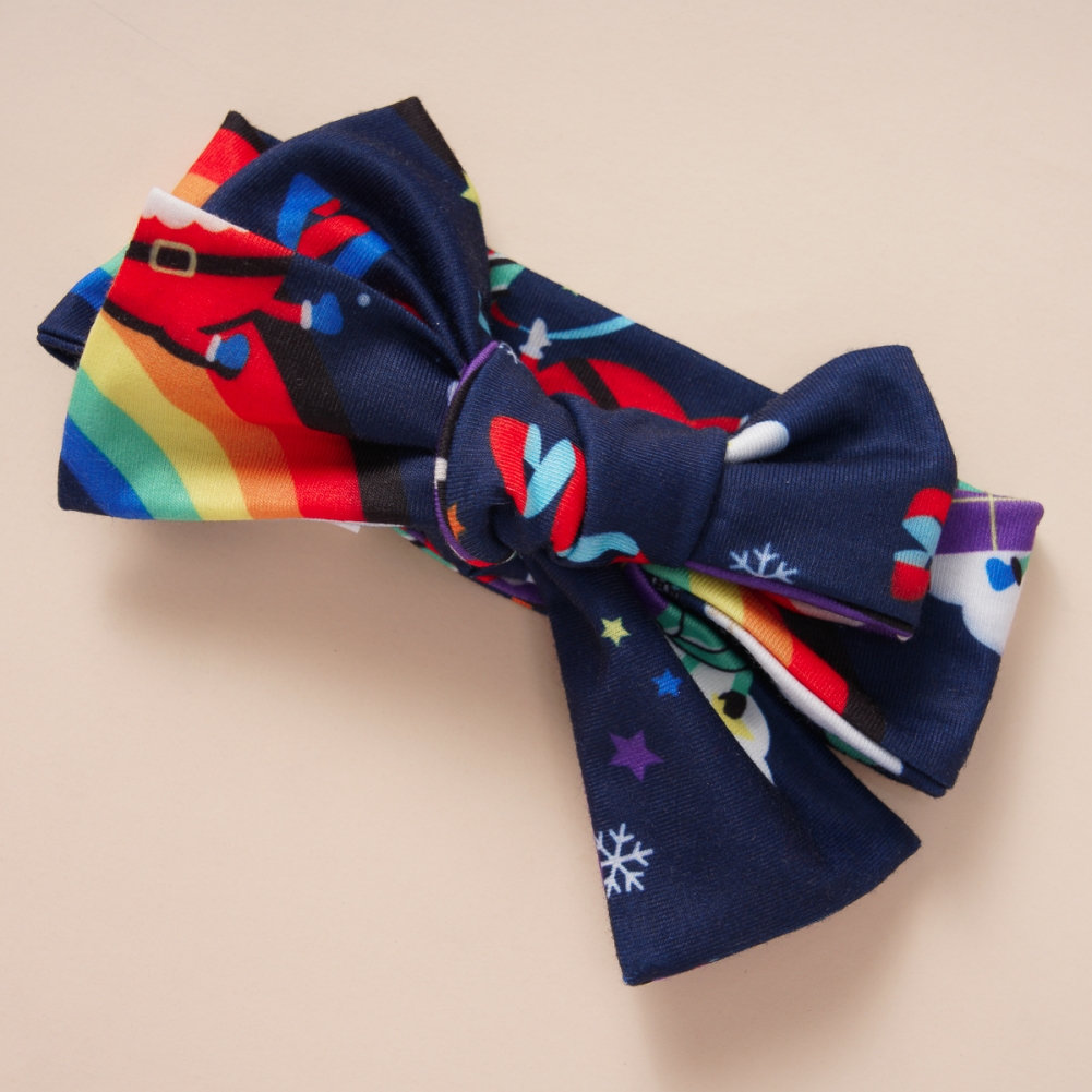 Baby Girl Santa Claus Rompers with Headband