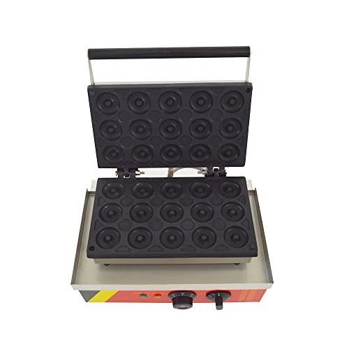 Donut Maker Machine 1.5KW Iron Waffle Kitchen Tool with Maker 15 Grids