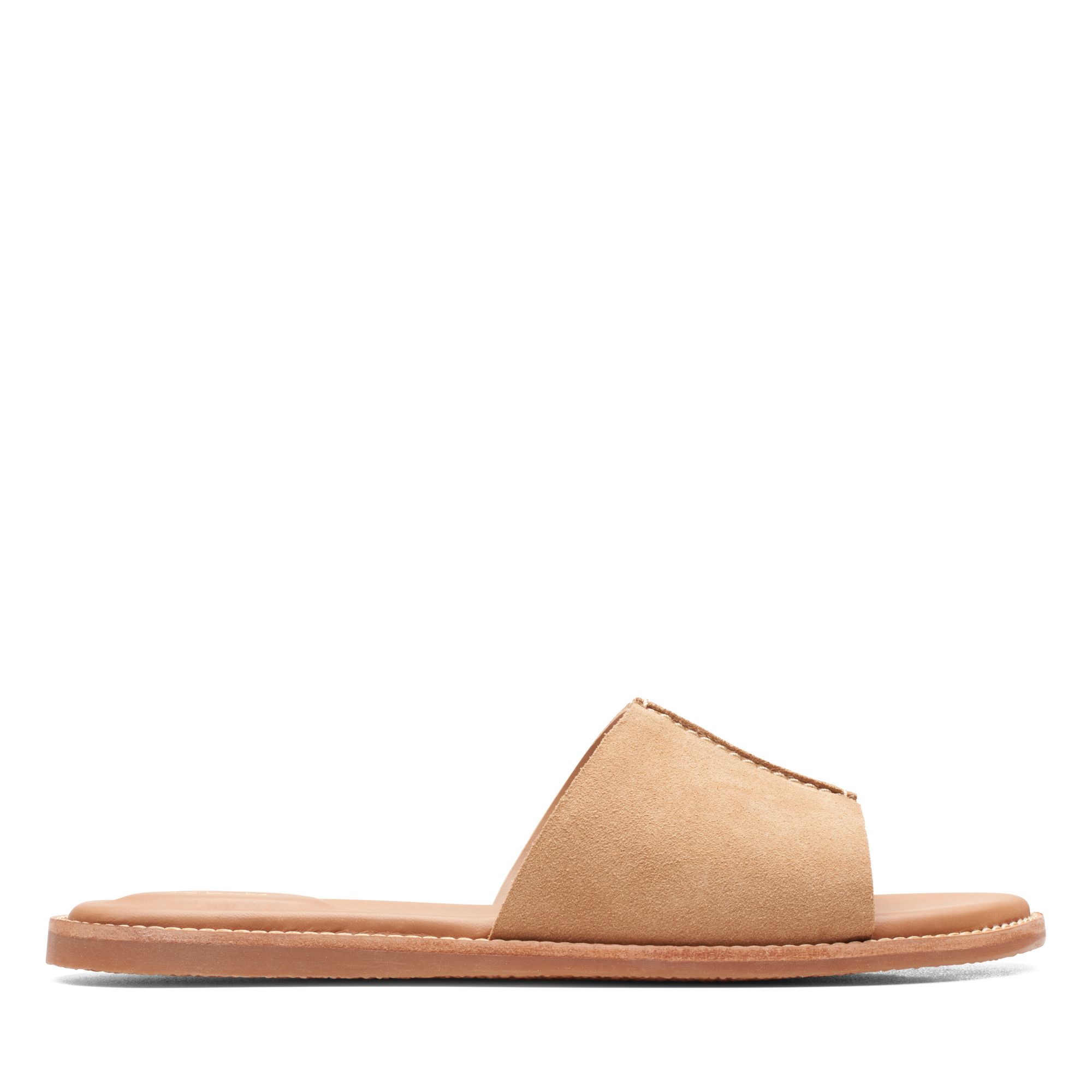 Women Sandals Karsea Mule Light Tan Suede