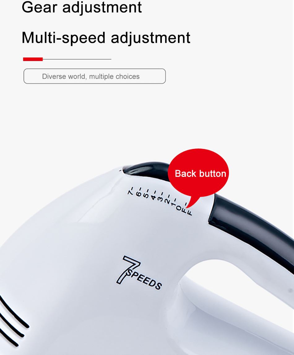 Electric Food Mixer 110-240V Stand Mixer 7-speed Detachable Kitchen Food Blender Cream Egg Whisk