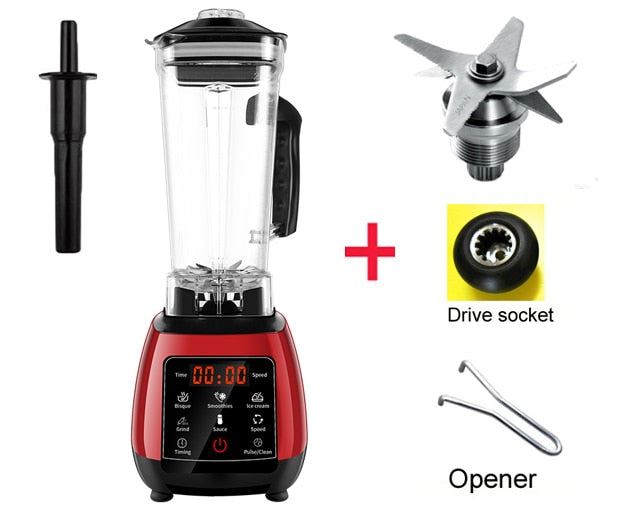 High Power Digital Touchscreen Automatically Program 3HP Blender