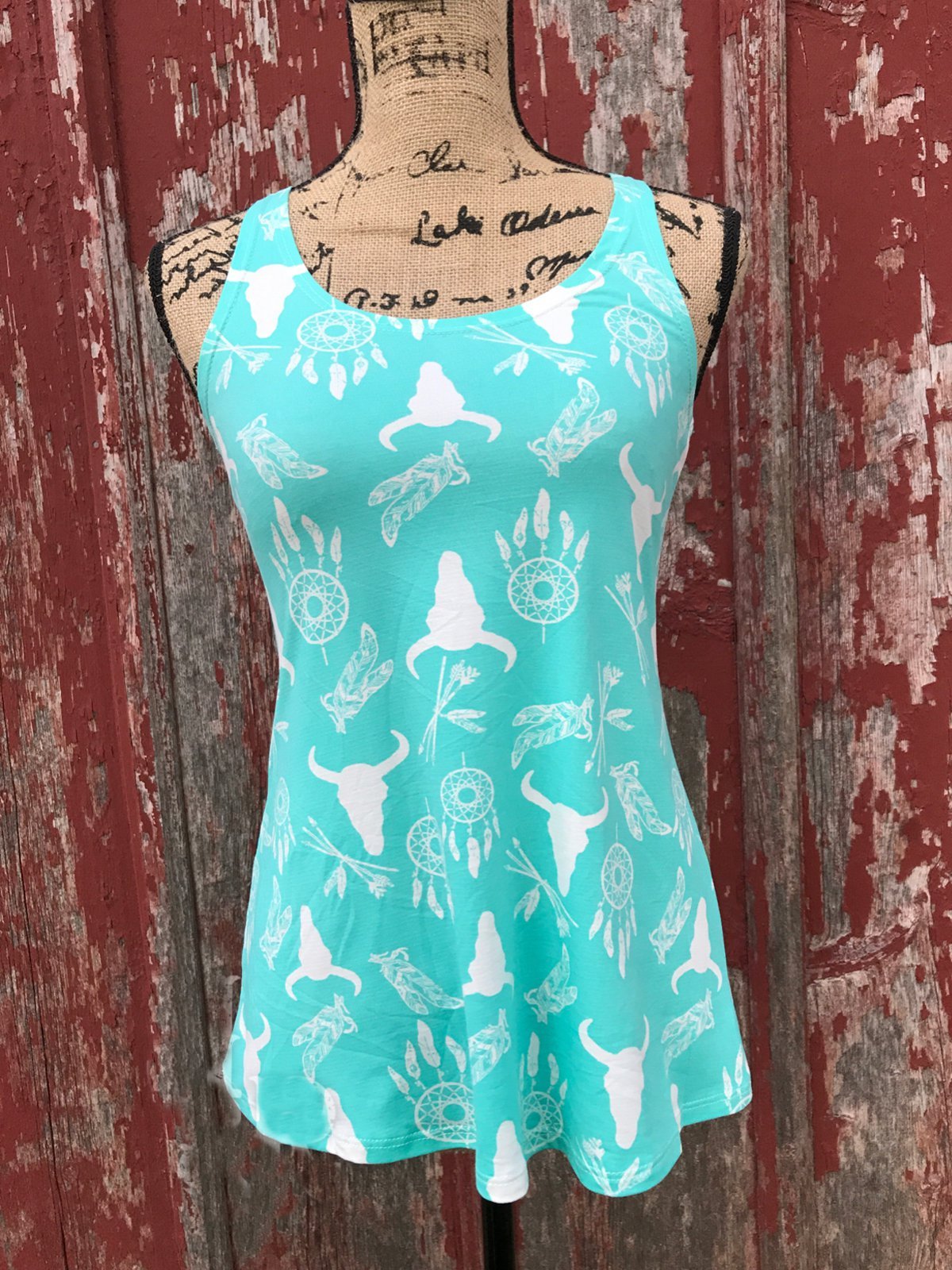 Cowgirl Casual Cold Shoulder Tanks