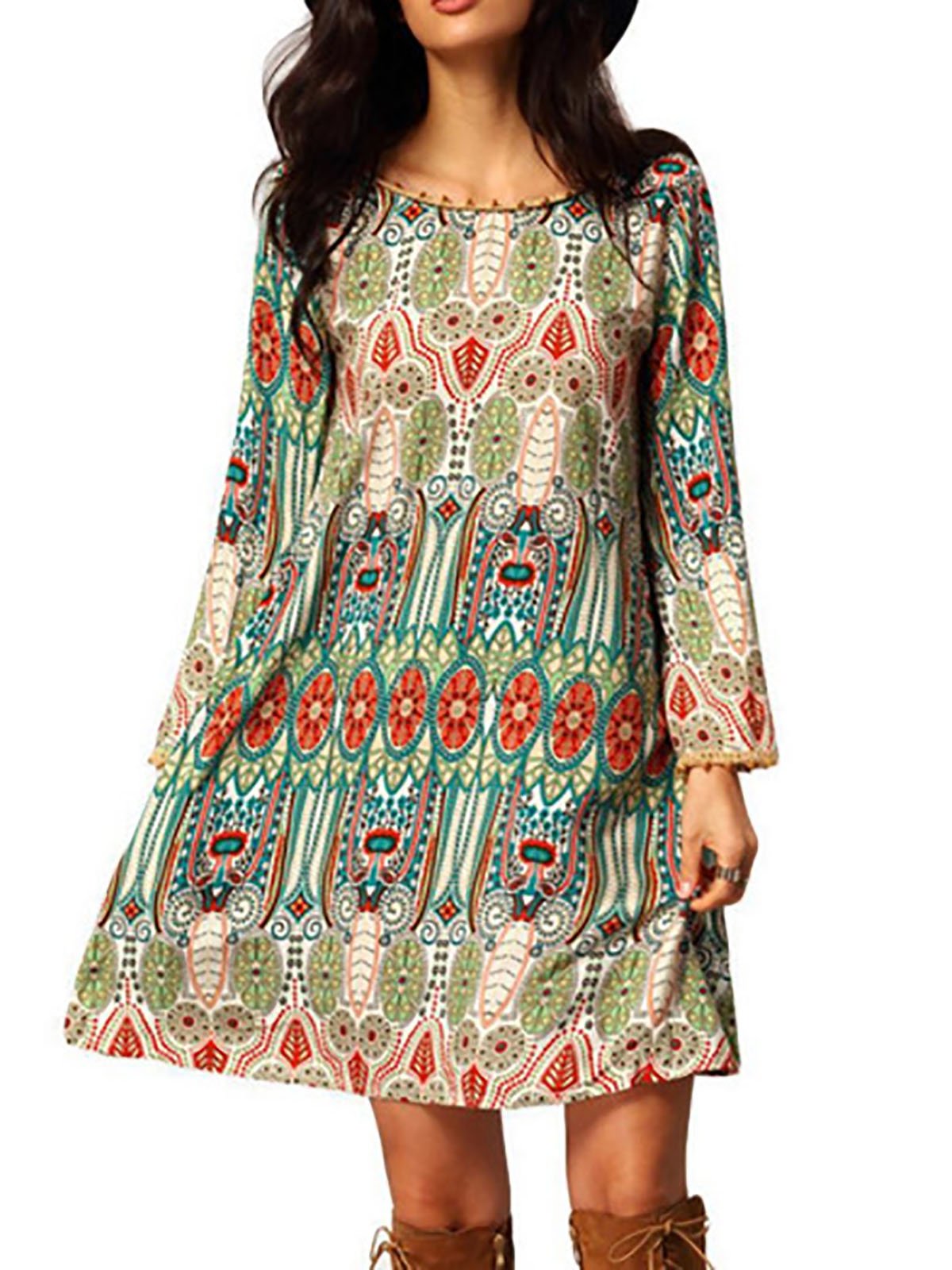 Painted Casual Casual Dresses