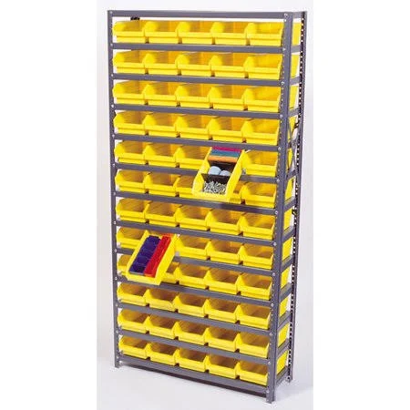 Quantum Storage Economy Shelf Storage Units with Bins, Green
