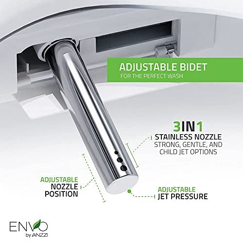 Auto Flush in White | Heated Water & Seat Remote Control Hands Free Operation