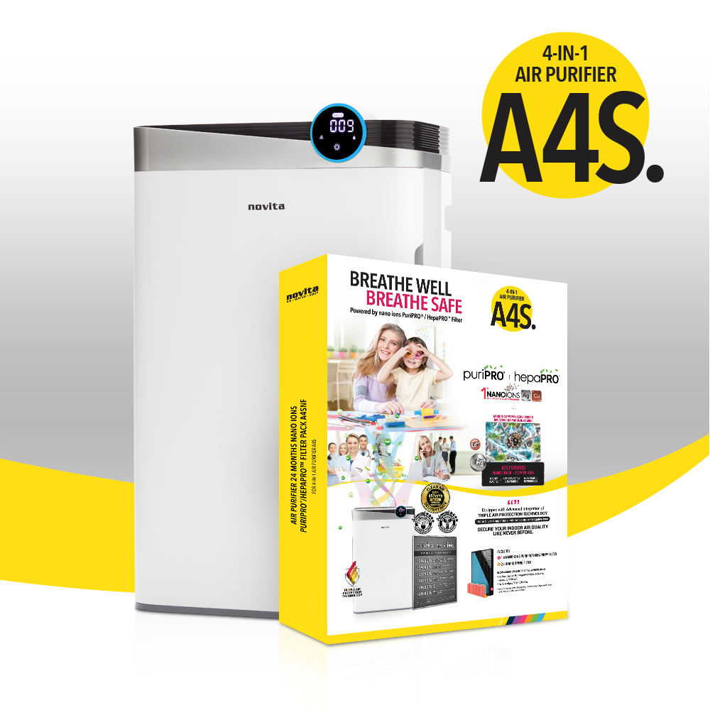 A4S nano ions PuriPRO?/HepaPROTM 24-Months Replacement Filter Pack