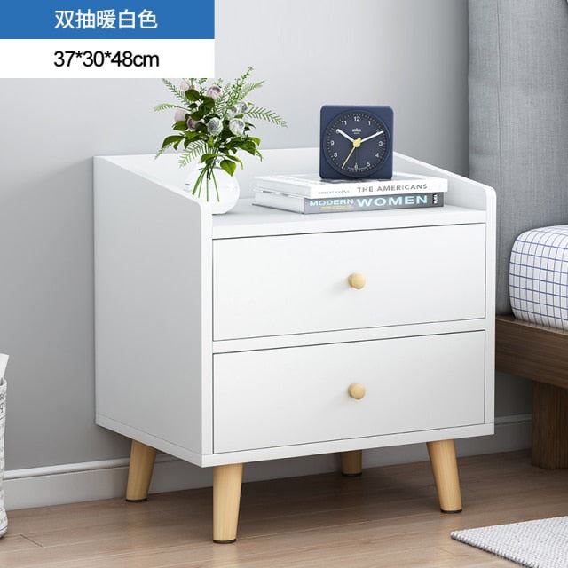Living Room Furniture Bedside Table Simple Modern Small Apartment Hotel Drawer Nightstand