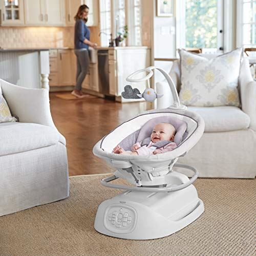 Graco Cry Detection Technology Sense2Soothe Baby Swing
