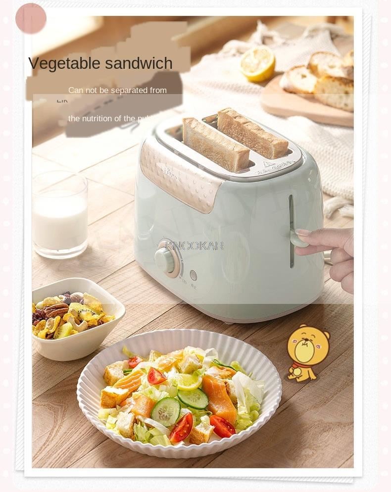 Electric Toaster Household Automatic Bread Baking Maker Breakfast Machine