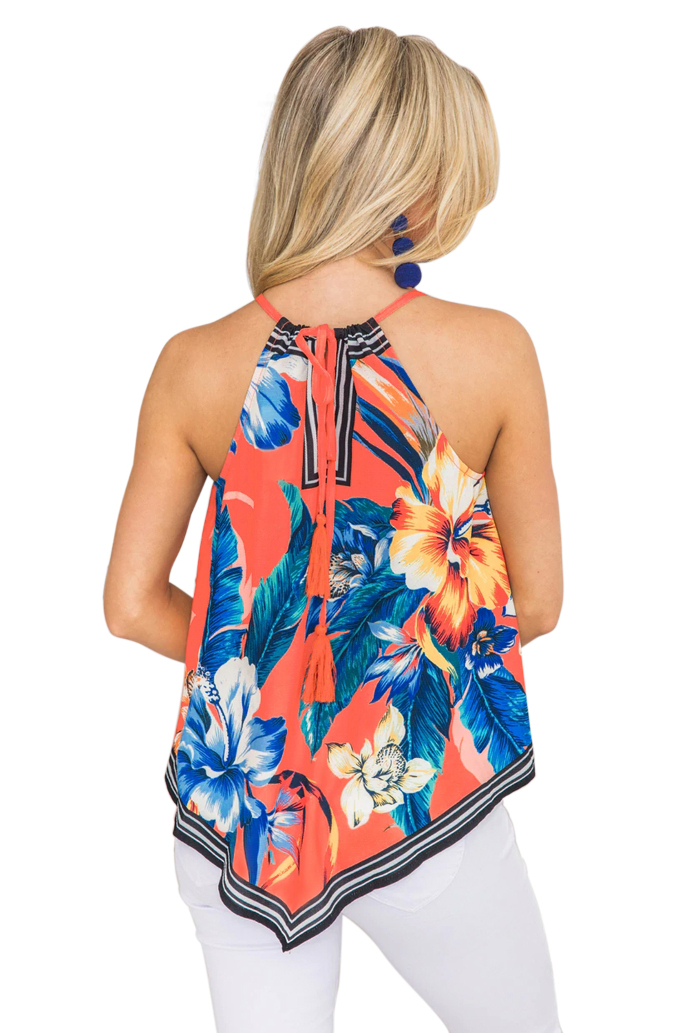 Orange Wander Into The Sunset Tank