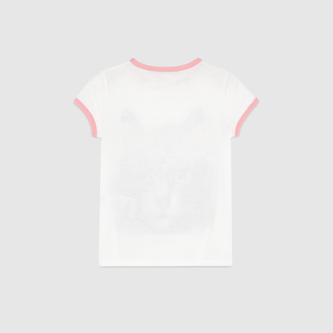 Children's cat print t-shirt