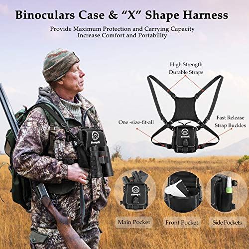 10��42 Ultra HD Binoculars with Phone Adapter and Harness