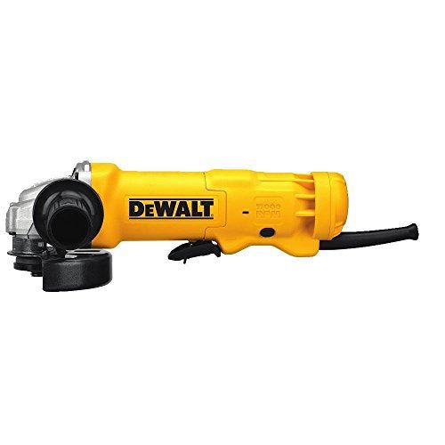 DEWALT Angle Grinder Tool, Paddle Switch, 4-1/2-Inch, 11-Amp & Grinding Wheel.