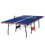 15mm Regulation Size Table Tennis Table w/ Quick Clamp Ping Pong Net For Indoor