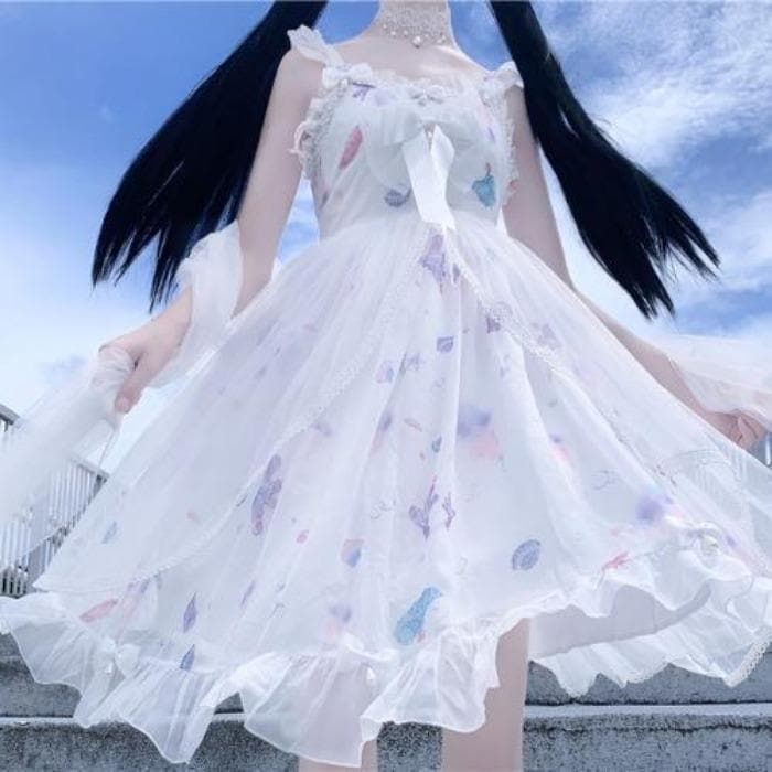 Sweet Purple Bow Lolita Dress SS0566