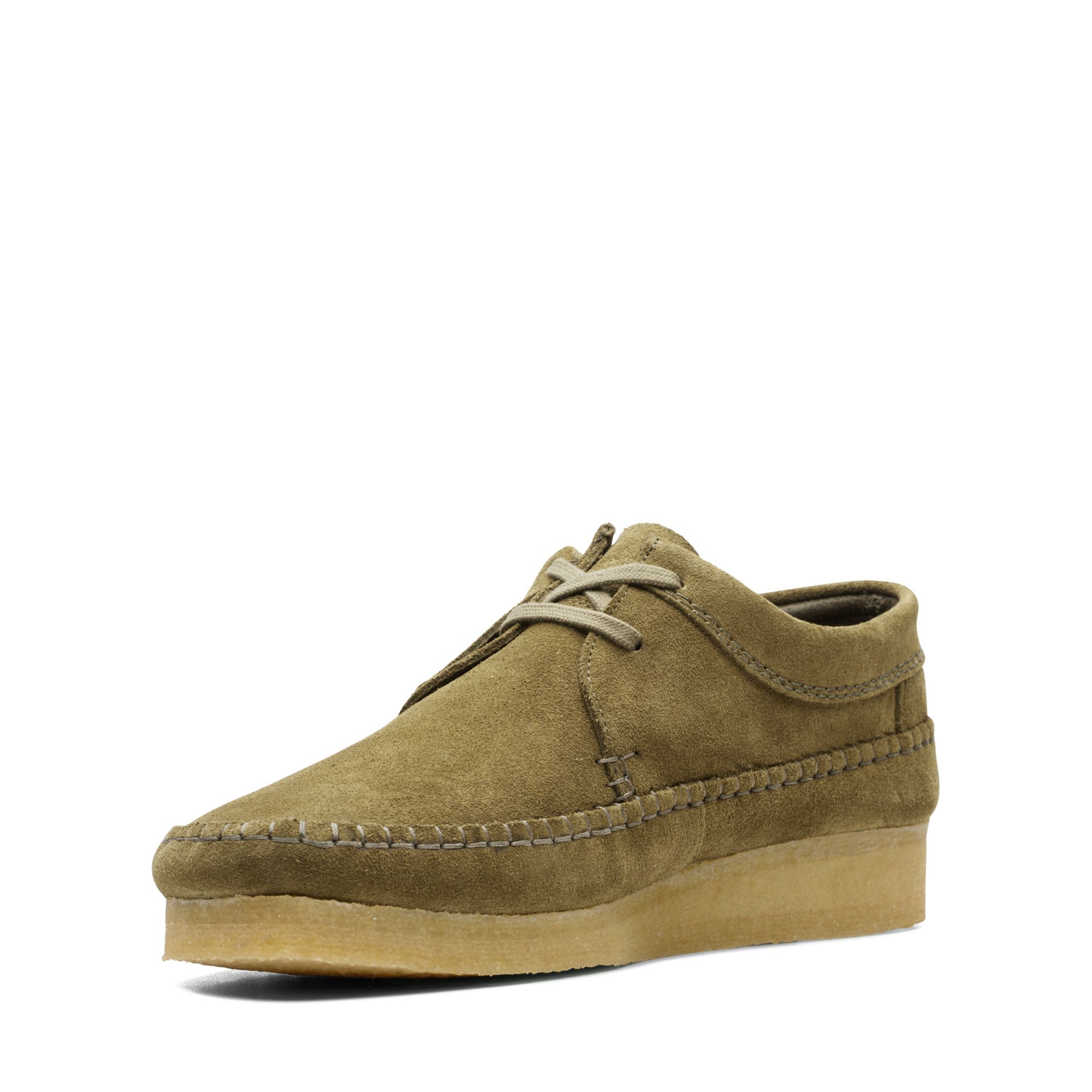 Men  Weaver Dark Green Suede