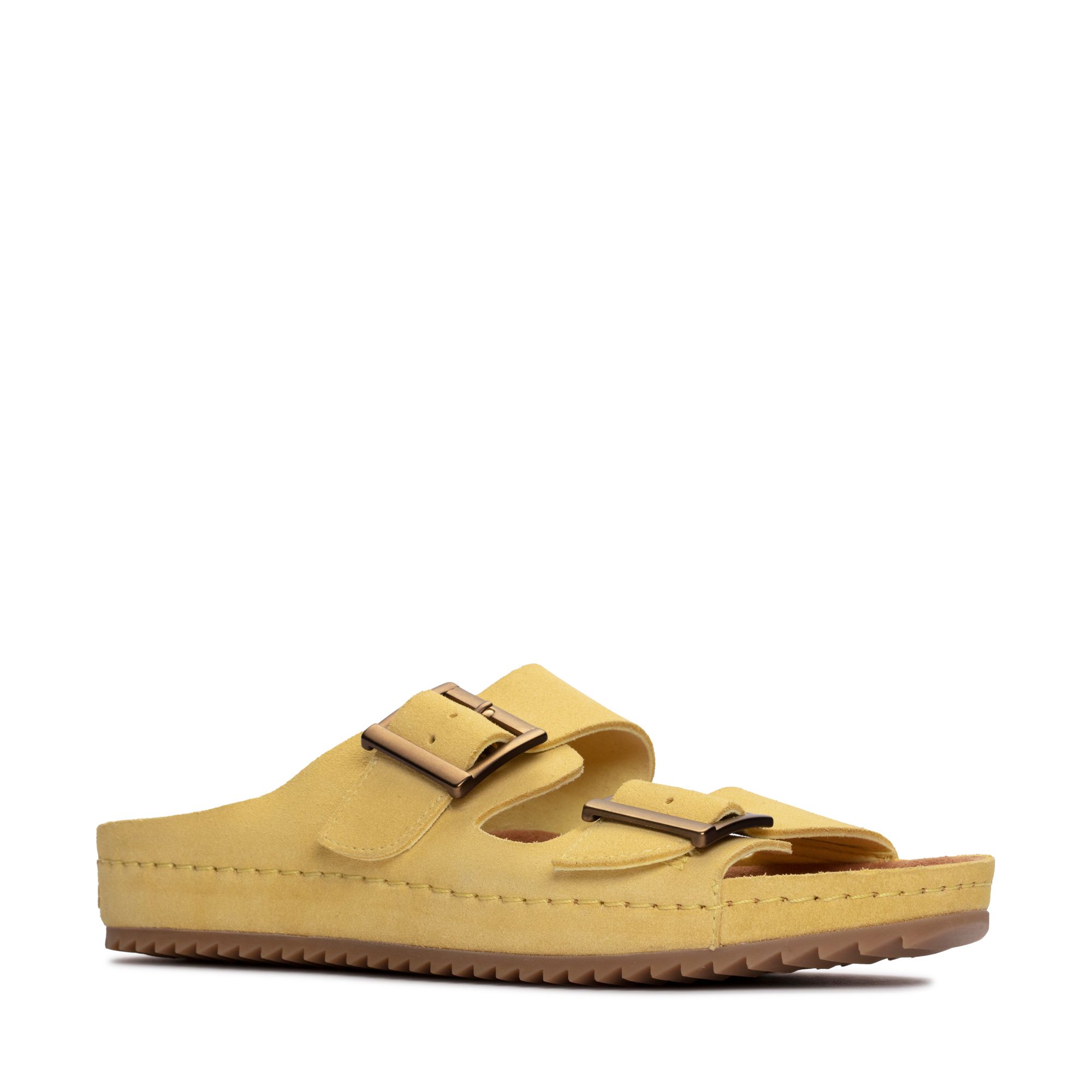 Women Sandals Brookleigh Sun Yellow Suede