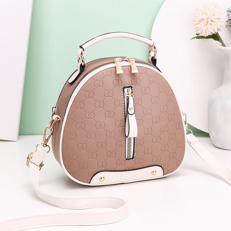 2020ワンショルダーメッセンジャースチューデントバッグフレッシュバイタポータブルスモールラウンドバッグ