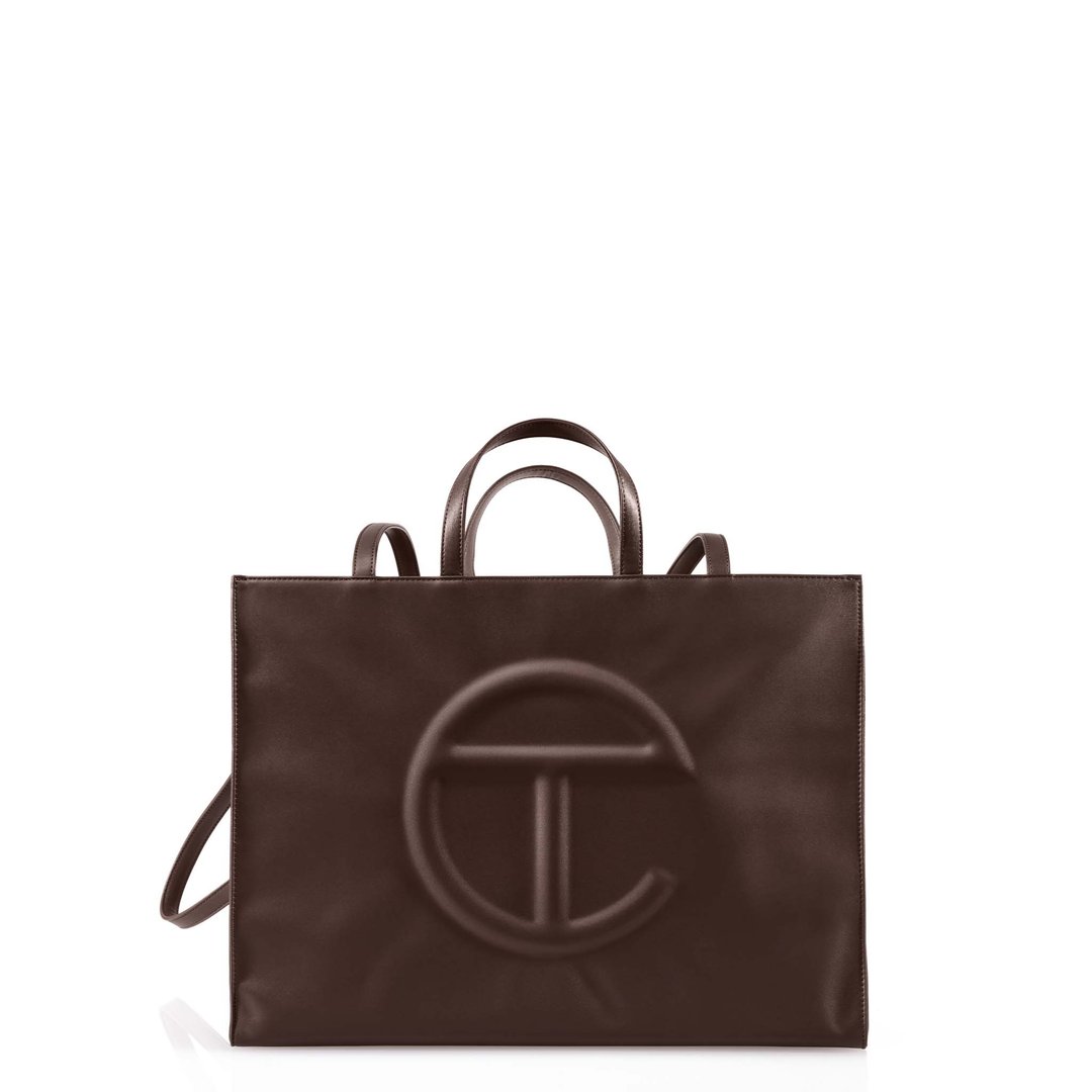 Large Chocolate Shopping Bag