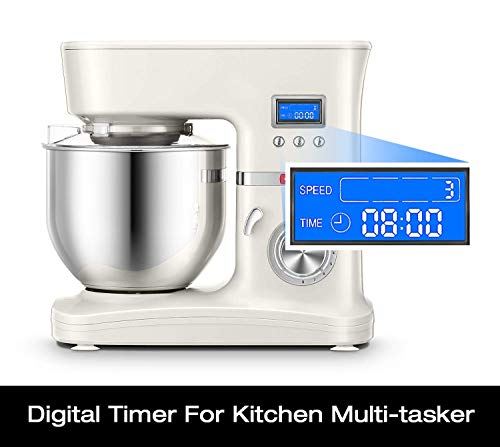 Hauswirt 3-IN-1 5.3Qt Stand Mixer With Pasta Maker Bundle