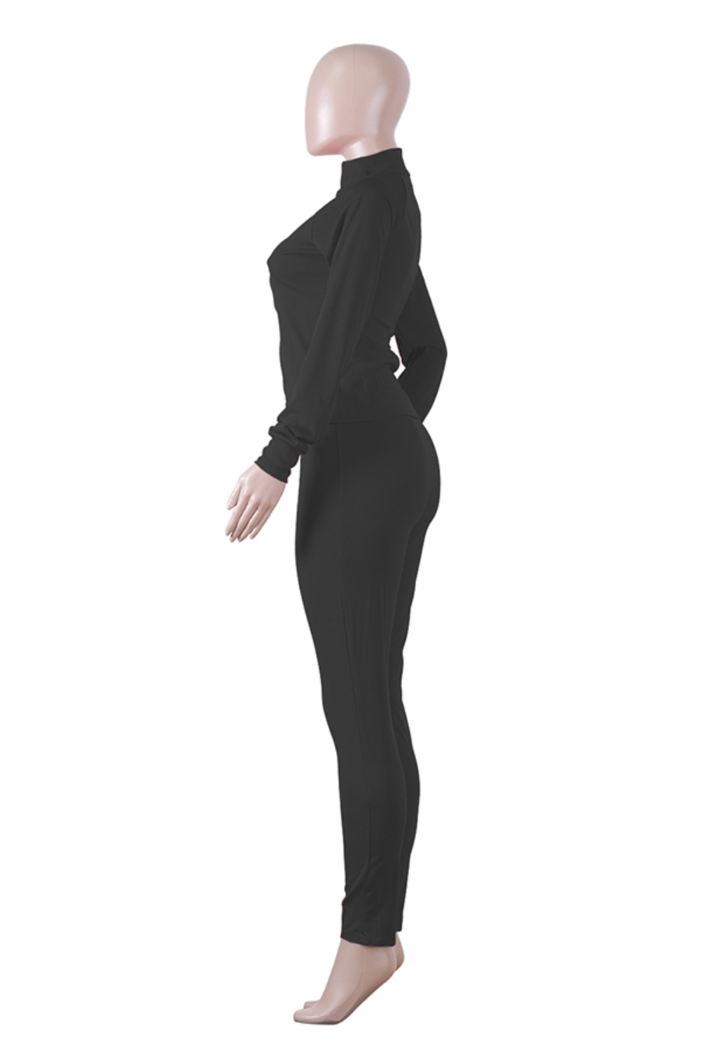 Long Sleeve Plain Tight Tracksuit