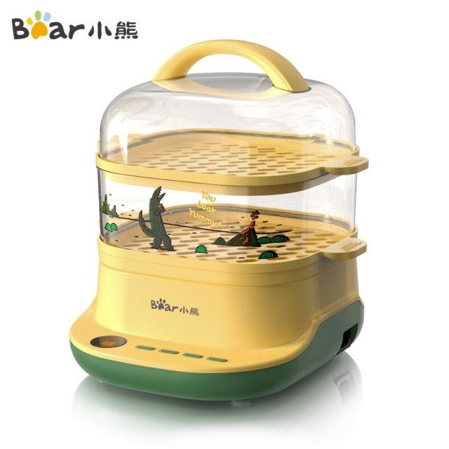 2 Layers Multifunction Electric Food Steamers 6L Food Steaming Cooking Pot