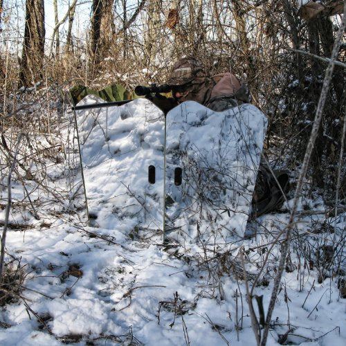 GhostBlind 6-Panel Runner Blind, silver (GBI-6PR-AZ)