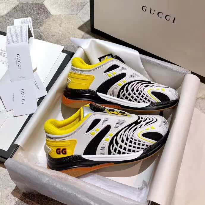 20秋季最新专柜款-古驰Gucci最新Ultrapace系列情侣款运动鞋，再推革新之作，个个配色惊艳，亮相2020时装秀