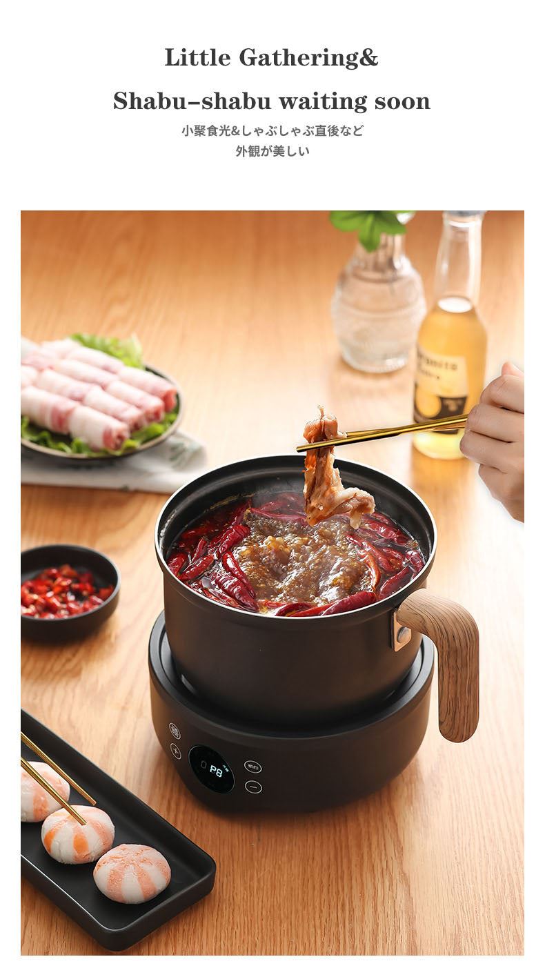 Electric Multicooker Hot Pot Skillet Fry Pan Steamer 110v220v Multifunction Cooking Appliance