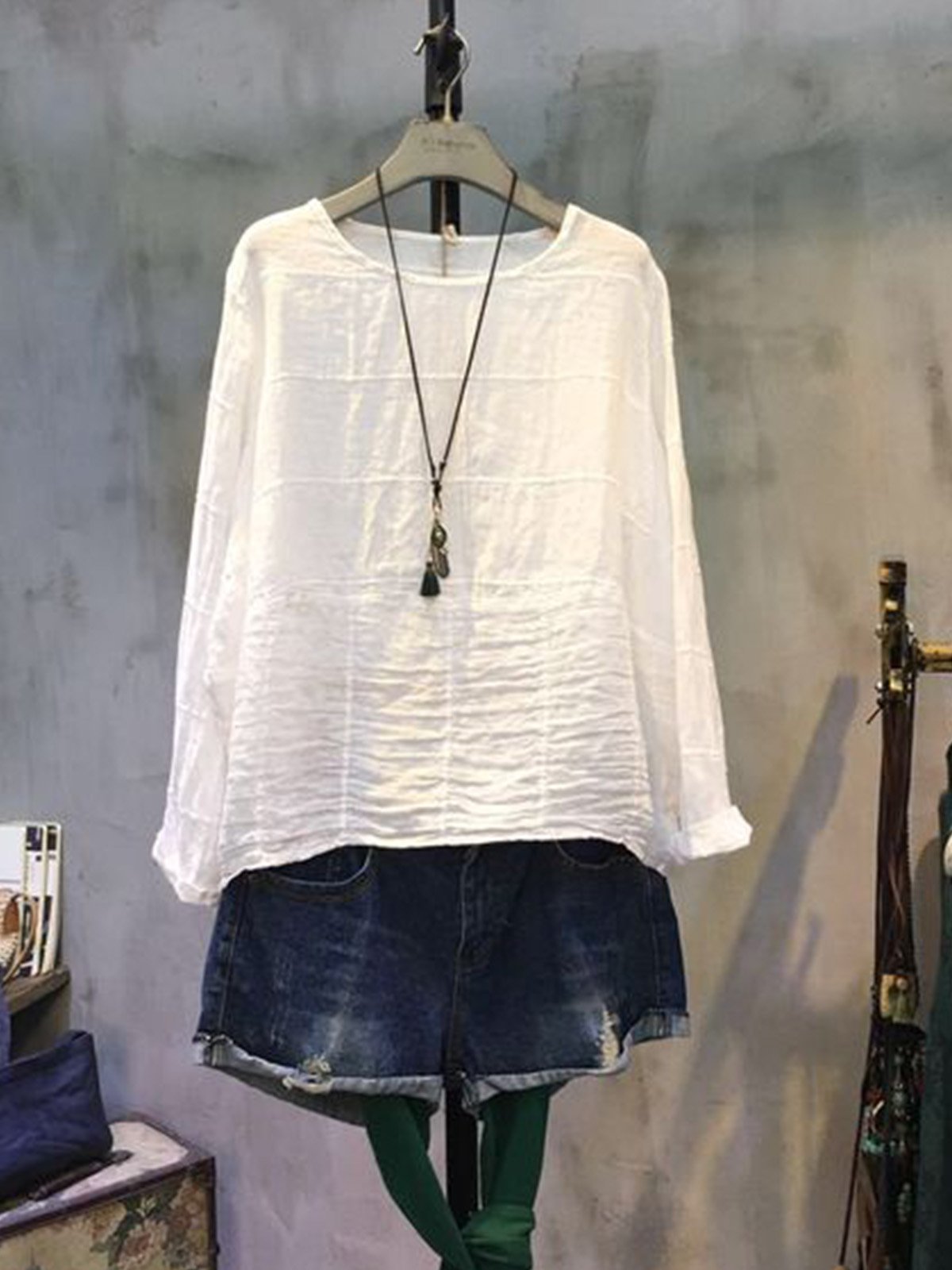 Women Casual Tops Tunic Blouse Shirt