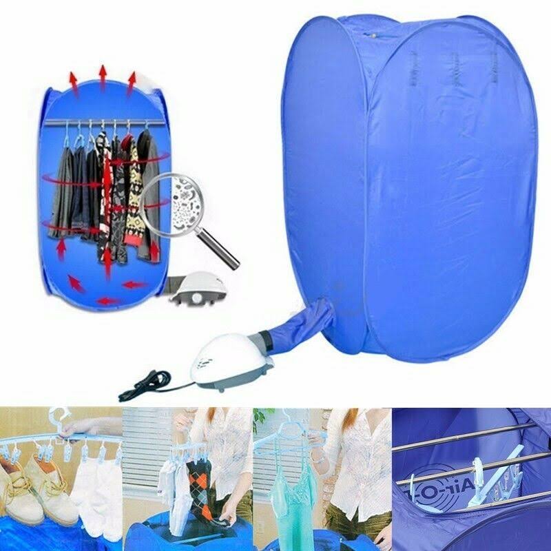 Portable 800W Electric Air Clothes Dryer Folding Fast Drying Machine Bag Dryers