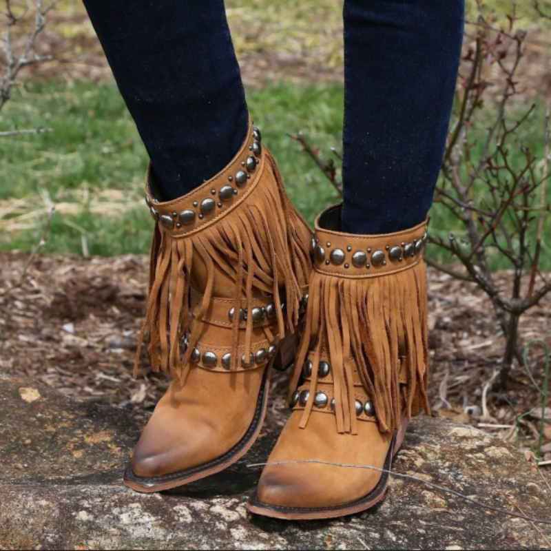 Liberty Black Nubuck Grease Miel Boots