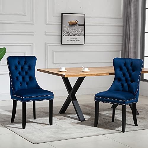 Dining Room Chairs with Nailed Trim and Pulling Ring