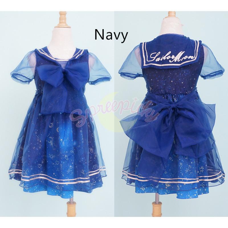 S-XL Dreamy Sailor Moon Organza Sailor Collar OP Dress Few Stock SP141133