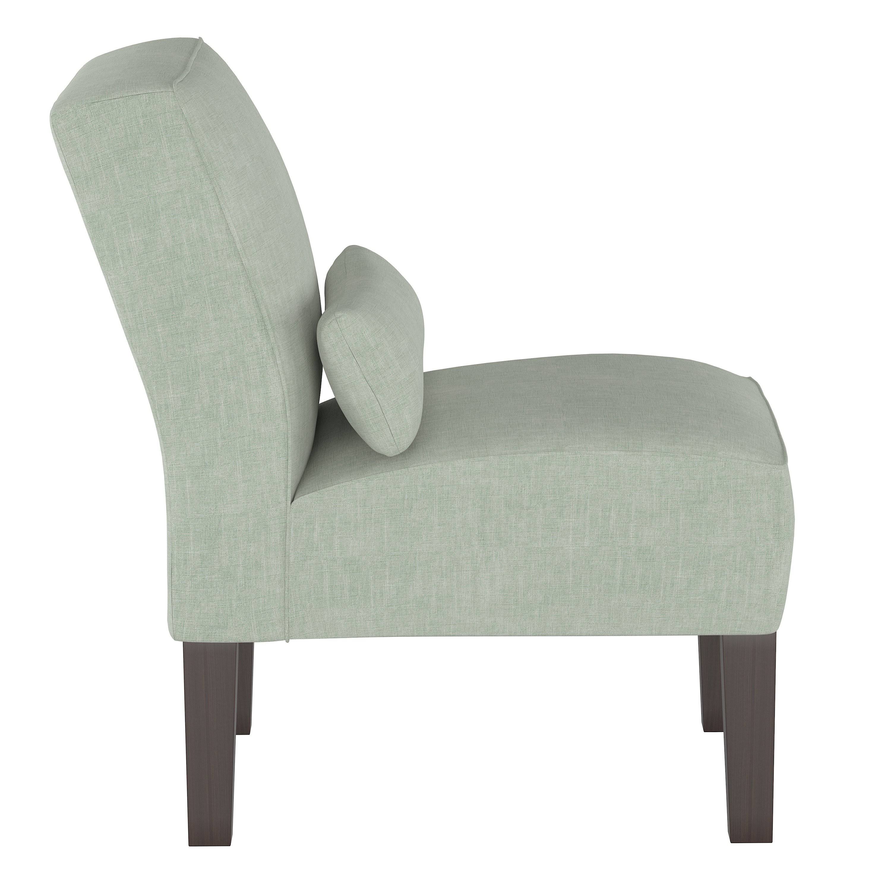 Swedish Blue Armless Chair