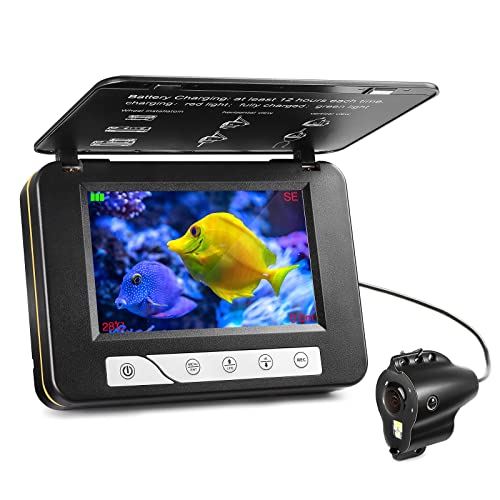 Eyoyo Portable Underwater Fishing Camera, 5��� Fish Finder with High Resolution Screen