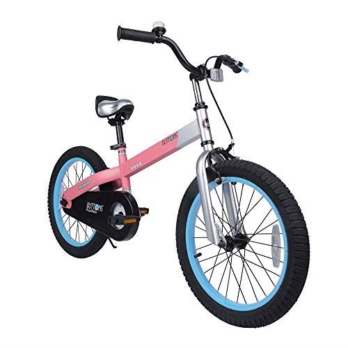 Boys Girls Kids Bike 18 Inch Matte Button Bicycles with Kickstand Child Bicycle