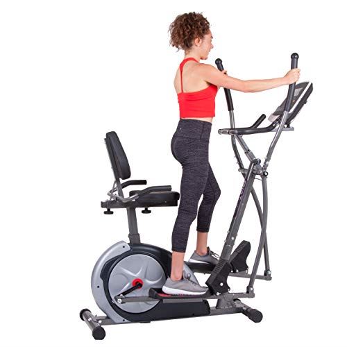Body Champ 3-in-1 Home Gym, Upright Exercise Bike, Elliptical Machine & Recumbent Bike