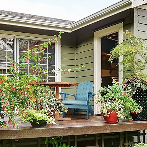Adirondack Chair with Cup Holder �C Blue