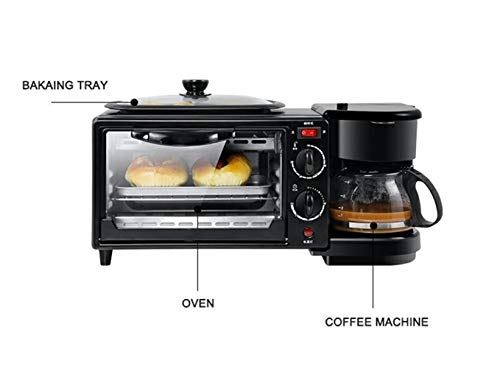 Beni Breakfast Machine Household Black Multi-Functional Breakfast Maker 3 in 1