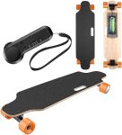 Electric with Wireless Remote Control Max Speed 12 MPH, 7 Layers Maple E-Skateboard