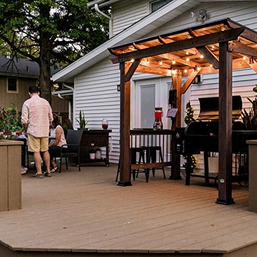 Backyard Discovery Saxony Wooden Grill Gazebo