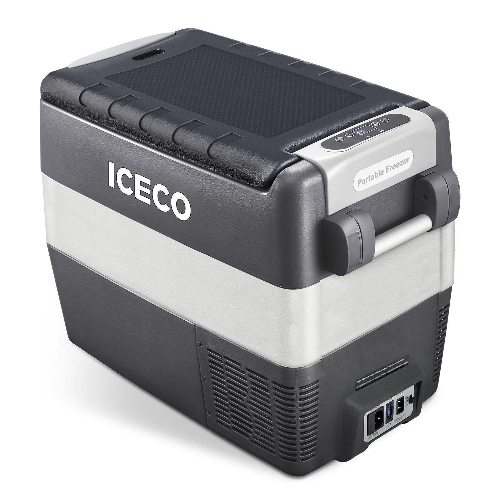 ICECO JP50 Portable Fridge Freezer Freezer, 12V Refrigerator, 50 Litre Compact Fridge with Scop compressor