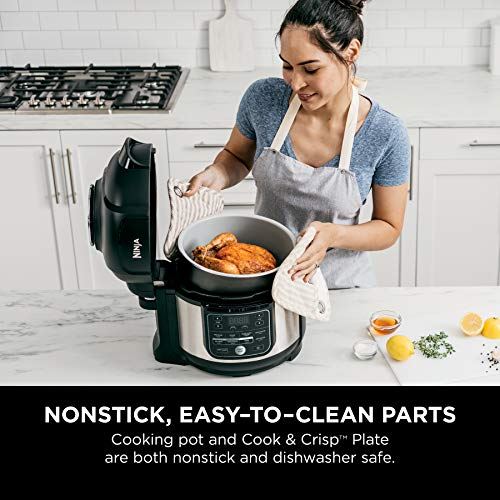 Foodi 10-in-1 Pressure Cooker and Air Fryer with Nesting Broil Rack