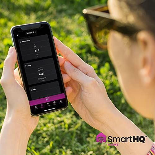 GE 8,000 BTU Smart Window Air Conditioner Cools up to 350 sq. Ft with Install Kit