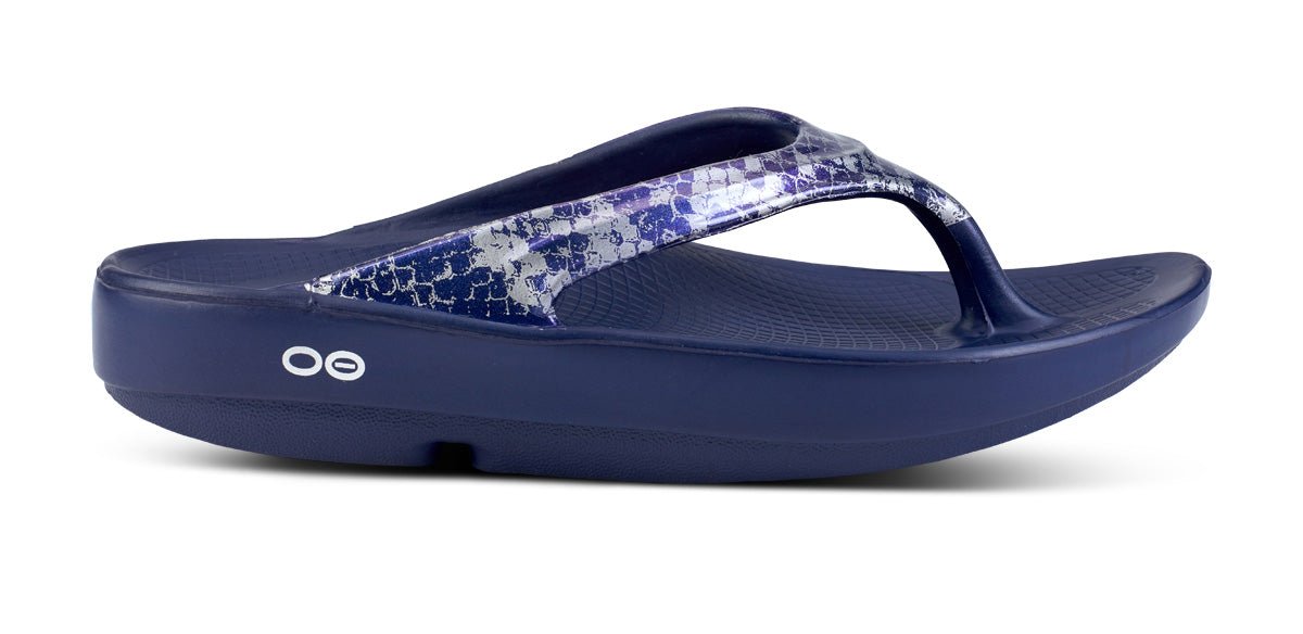 Women's OOlala Limited Sandal - Navy Metallic Snake (SALE)