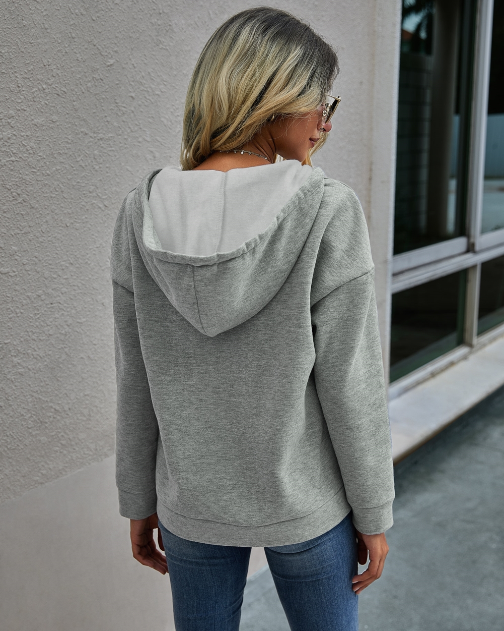 Autumn Pocket Hoody Sweat Shirt