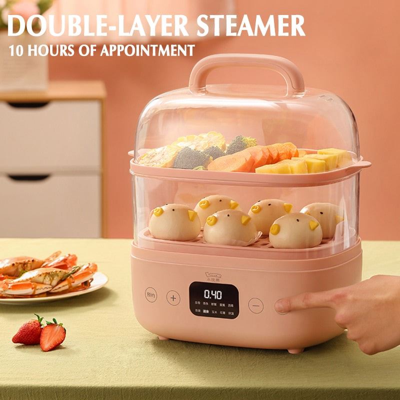 Electric Food Steamer Multi-Functional Home Smart Reservation Scheduled Steam Pot